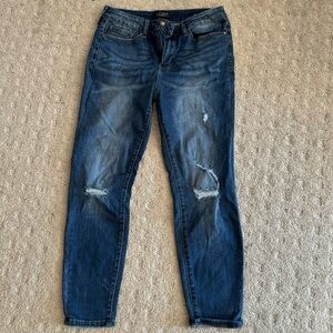 Women’s Judy Blue Relaxed Fit JB8271 Mid-Rise Dark Blue Jeans Denim Pants